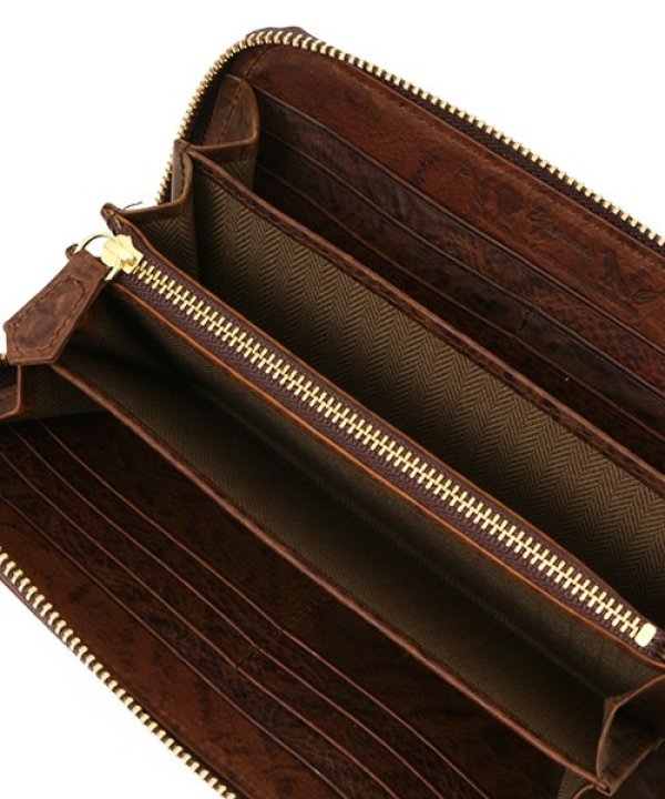 画像9: ［エスペラントレザー］　ラウンドファスナー長財布