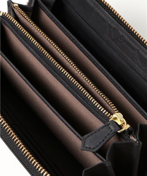 画像7: ［クレイジーカーフレザー］ ラウンドファスナー長財布