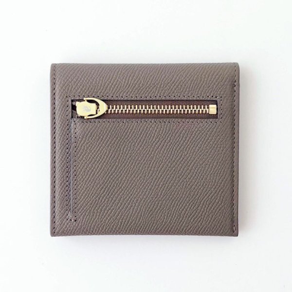 画像1: ［ボントーノレザー］　薄型二つ折り財布