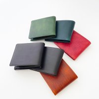 ［ワックスレザー］　二つ折り財布